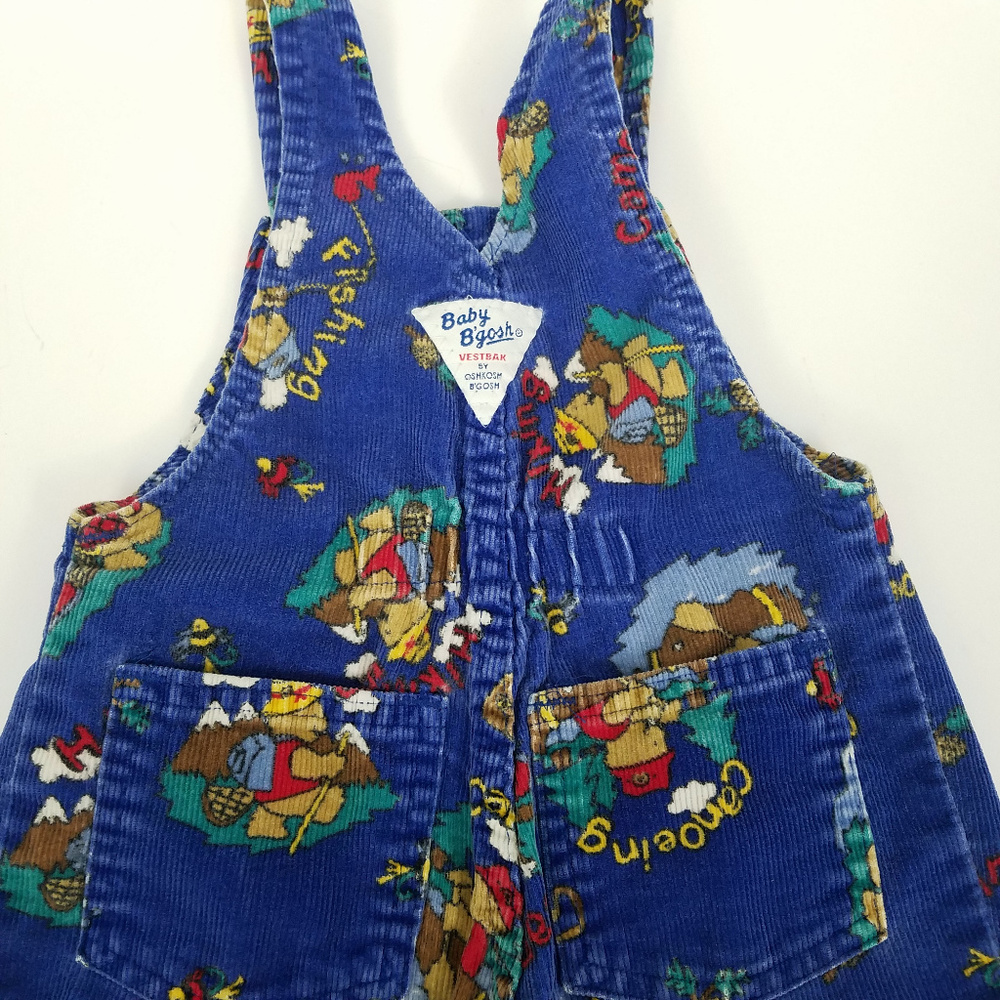 Vintage OSHKOSH B'GOSH 12M BABY OVERALLS_3